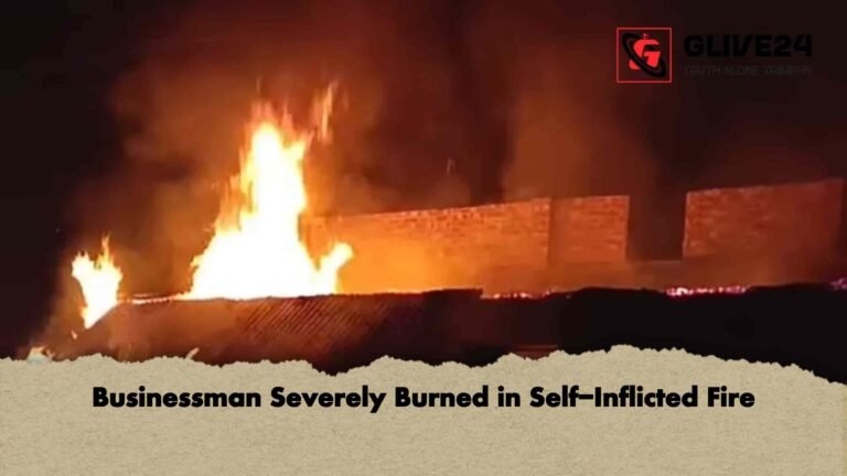 Businessman Severely Burned in Self-Inflicted Fire