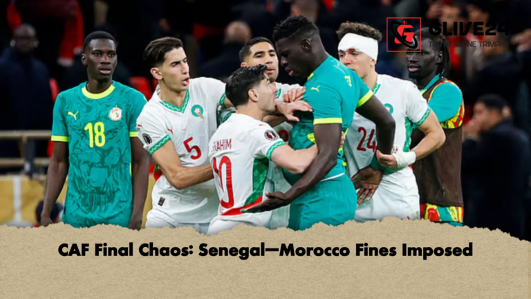 CAF Final Chaos Senegal–Morocco Fines Imposed CAF Final Chaos: Senegal–Morocco Fines Imposed