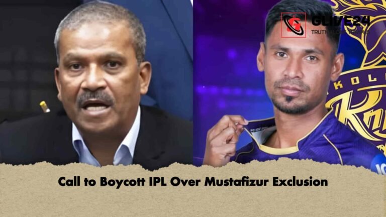 Call to Boycott IPL Over Mustafizur Exclusion