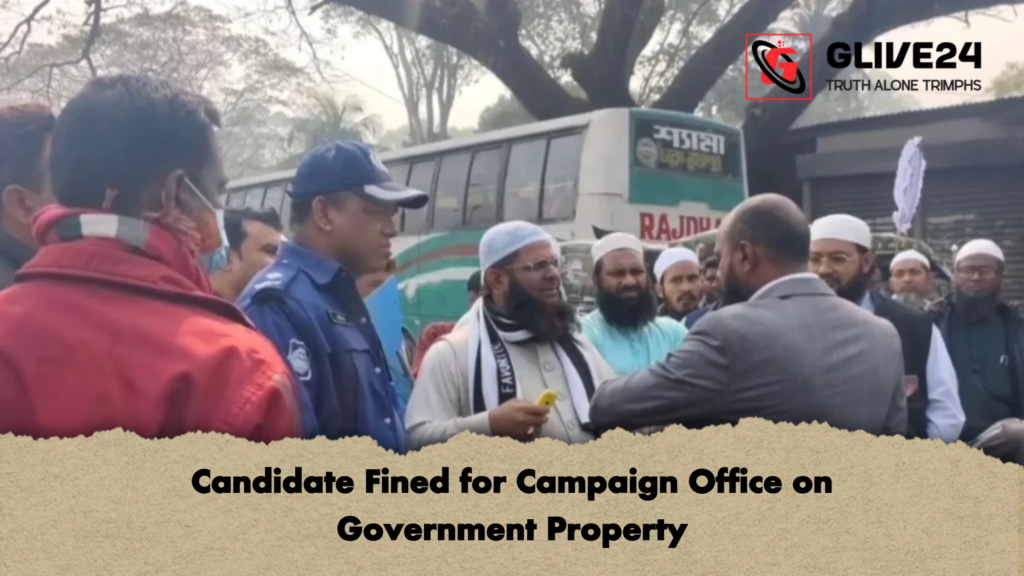 Candidate Fined for Campaign Office on Government Property 2 Candidate Fined for Campaign Office on Government Property Candidate Fined for Campaign Office on Government Property