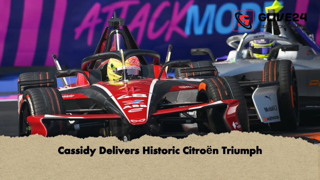 Cassidy Delivers Historic Citroen Triumph Cassidy Delivers Historic Citroën Triumph