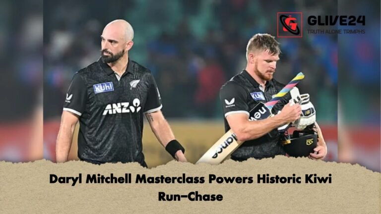 Daryl Mitchell Masterclass Powers Historic Kiwi Run Chase Daryl Mitchell Masterclass Powers Historic Kiwi Run-Chase