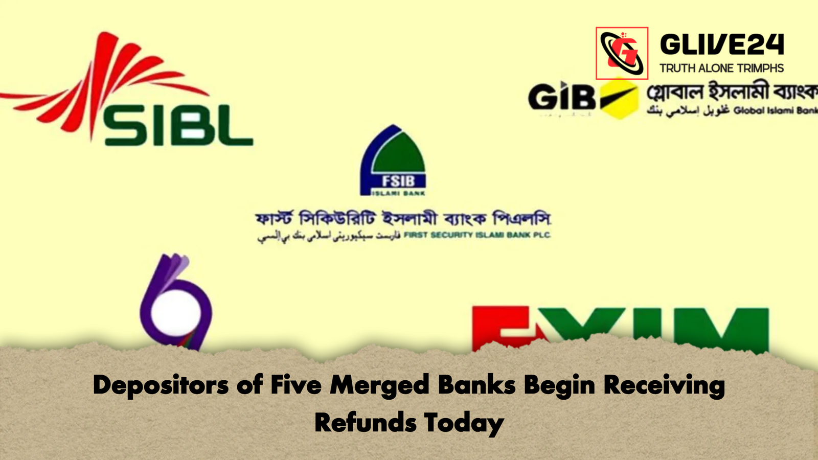 Depositors of Five Merged Banks Begin Receiving Refunds Today 1 Depositors of Five Merged Banks Begin Receiving Refunds Today Depositors of Five Merged Banks Begin Receiving Refunds Today