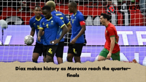 Diaz makes history as Morocco reach the quarter finals Díaz makes history as Morocco reach the quarter-finals