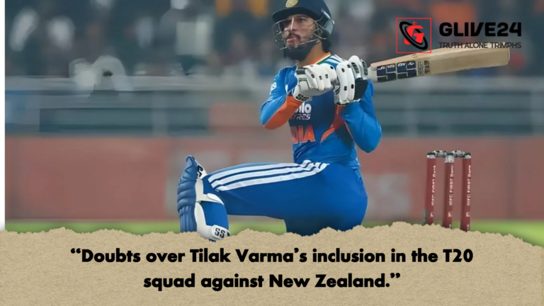 Doubts over Tilak Varmas inclusion in the T20 squad against New Zealand "Doubts over Tilak Varma's inclusion in the T20 squad against New Zealand."