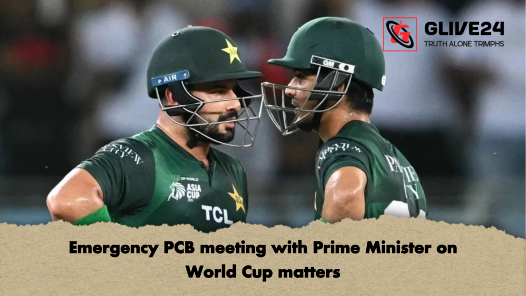 Emergency PCB meeting with Prime Minister on World Cup matters 3 Emergency PCB meeting with Prime Minister on World Cup matters Emergency PCB meeting with Prime Minister on World Cup matters