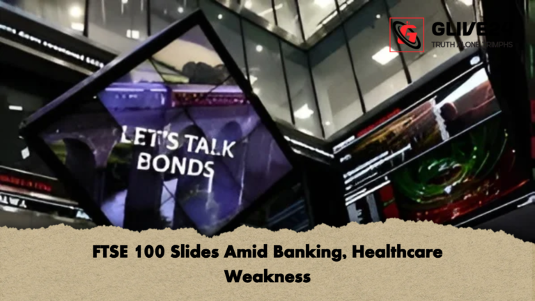 FTSE 100 Slides Amid Banking Healthcare Weakness FTSE 100 Slides Amid Banking, Healthcare Weakness