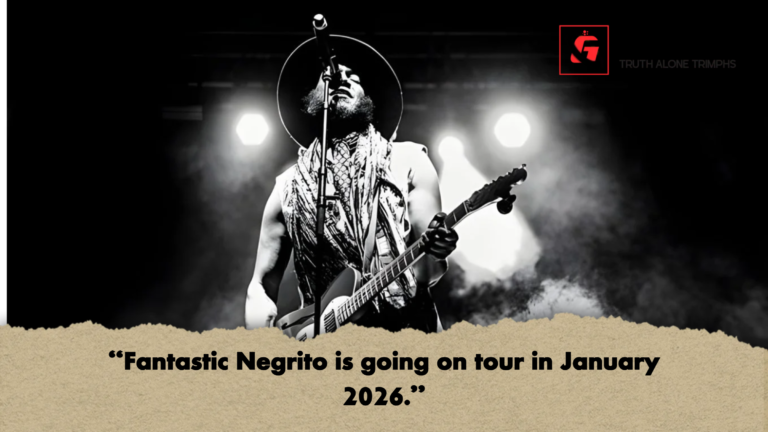 Fantastic Negrito is going on tour in January 2026 "Fantastic Negrito is going on tour in January 2026."