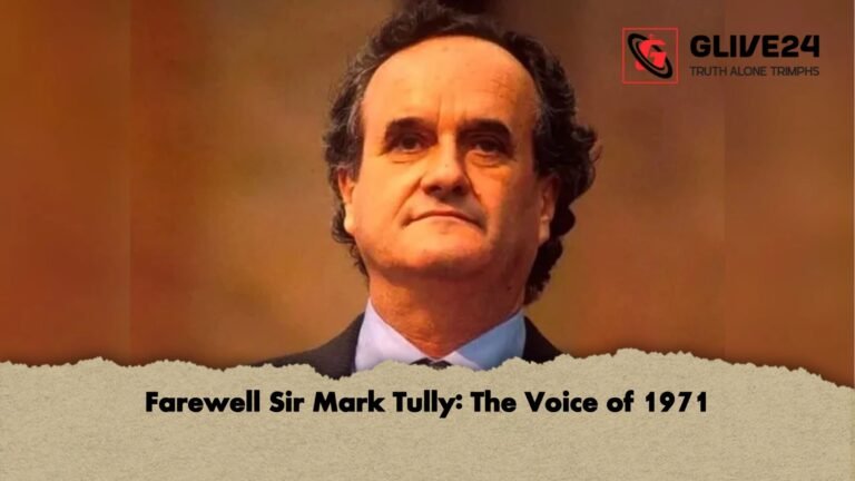 Farewell Sir Mark Tully The Voice of 1971 Farewell Sir Mark Tully: The Voice of 1971