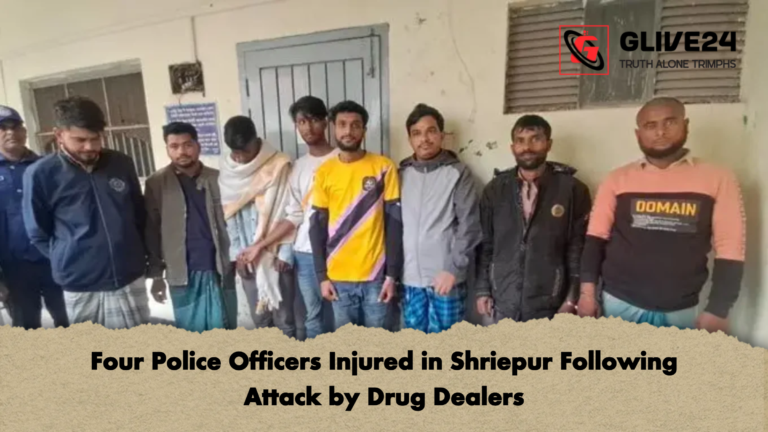 Four Police Officers Injured in Shriepur Following Attack by Drug Dealers Four Police Officers Injured in Shriepur Following Attack by Drug Dealers