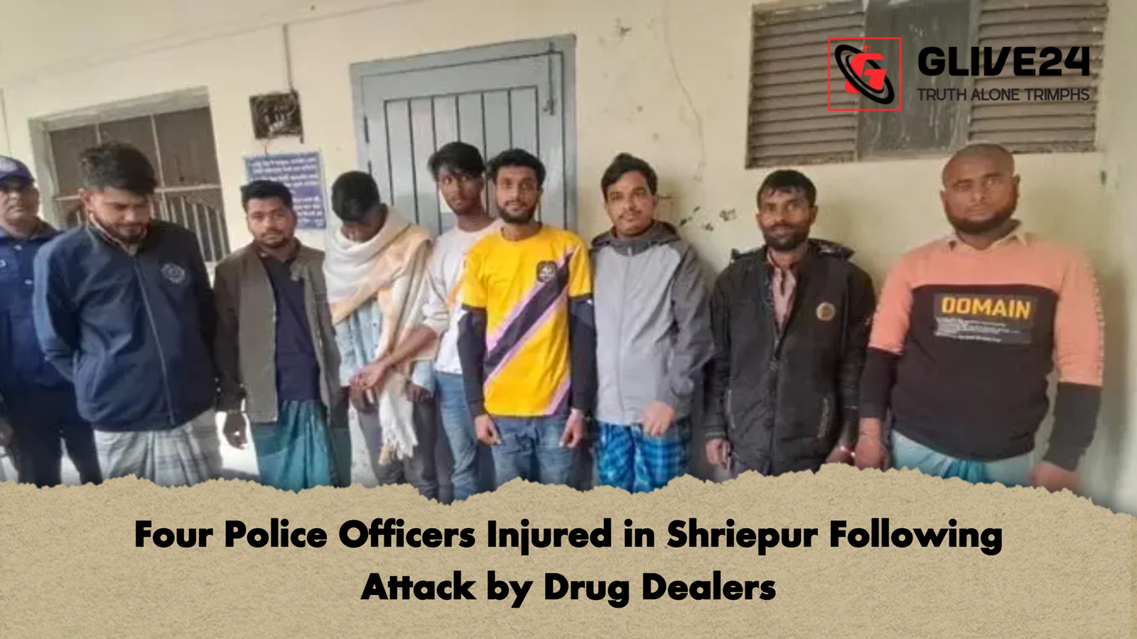 Four Police Officers Injured in Shriepur Following Attack by Drug Dealers Four Police Officers Injured in Shriepur Following Attack by Drug Dealers