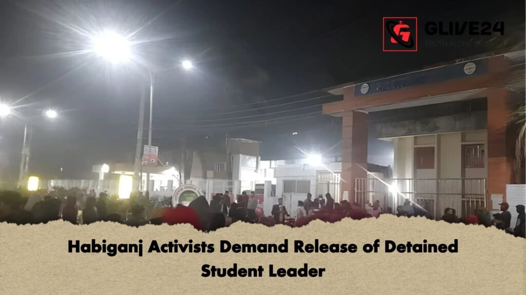 Habiganj Activists Demand Release of Detained Student Leader Habiganj Activists Demand Release of Detained Student Leader