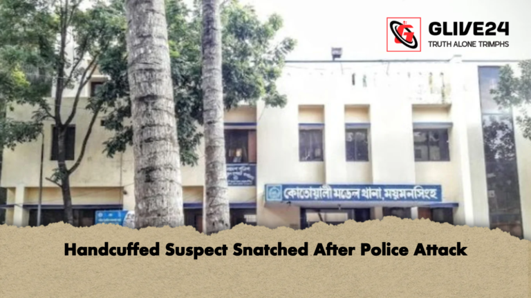 Handcuffed Suspect Handcuffed Suspect Snatched After Police Attack
