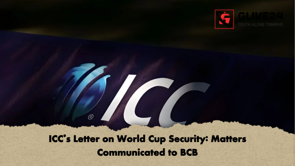 ICC’s Letter on World Cup Security: Matters Communicated to BCB 2 ICCs Letter on World Cup Security Matters Communicated to BCB ICC’s Letter on World Cup Security: Matters Communicated to BCB