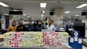 Illicit Cigarette Consignment Seized at Chattogram Airport Illicit Cigarette Consignment Seized at Chattogram Airport