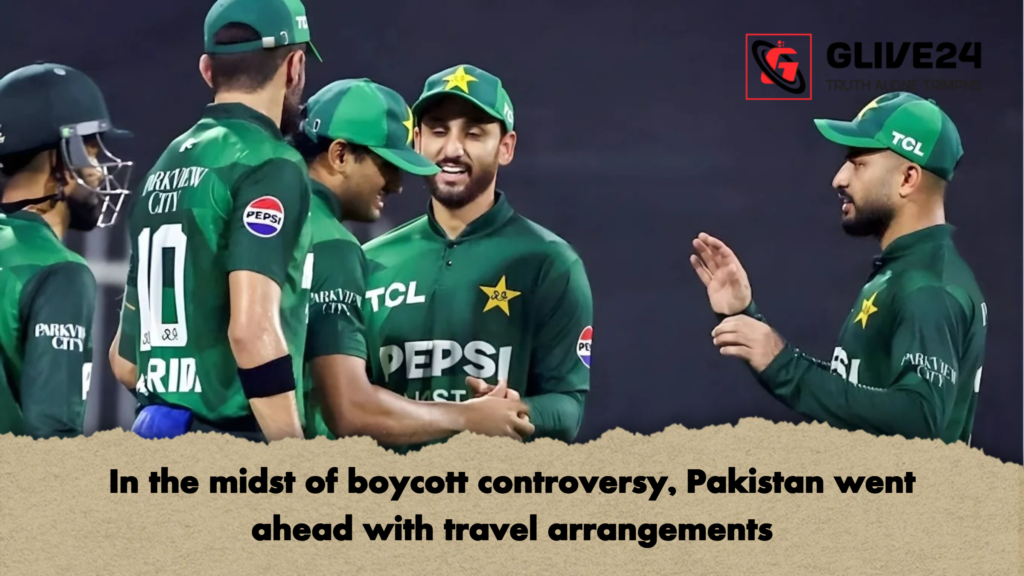 In the midst of boycott controversy, Pakistan went ahead with travel arrangements 2 In the midst of boycott controversy Pakistan went ahead with travel arrangements In the midst of boycott controversy, Pakistan went ahead with travel arrangements
