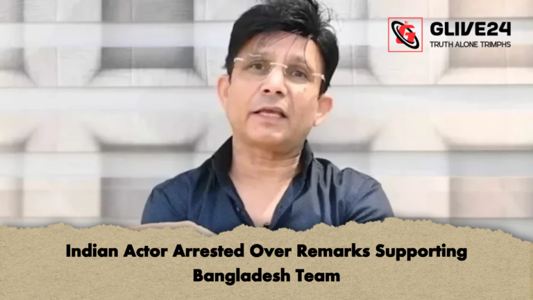 Indian Actor Arrested Over Remarks Supporting Bangladesh Team Indian Actor Arrested Over Remarks Supporting Bangladesh Team