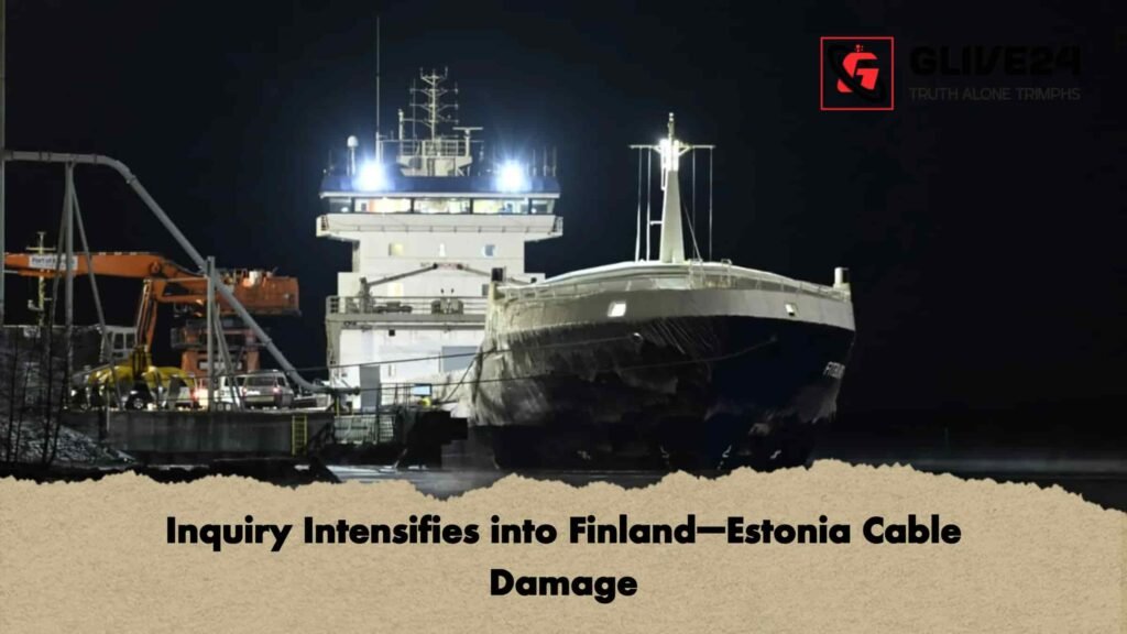 Inquiry Intensifies into Finland–Estonia Cable Damage 3 Inquiry Intensifies into Finland–Estonia Cable Damage