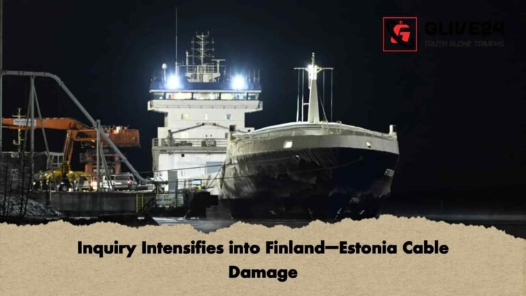 Inquiry Intensifies into Finland–Estonia Cable Damage