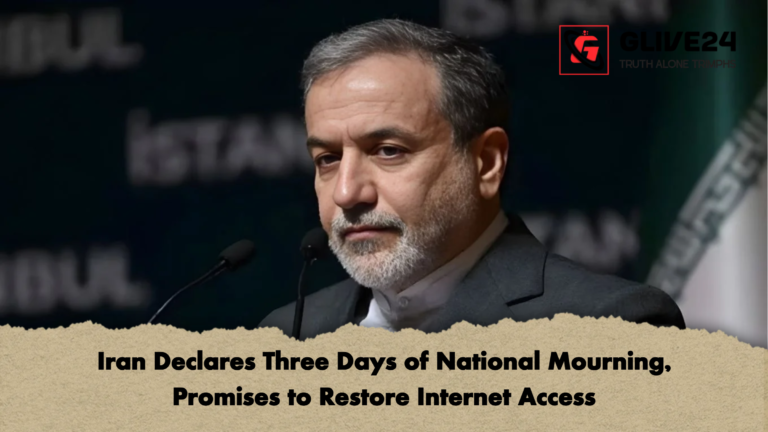 Iran Declares Three Days of National Mourning Promises to Restore Internet Access Iran Declares Three Days of National Mourning Promises to Restore Internet Access