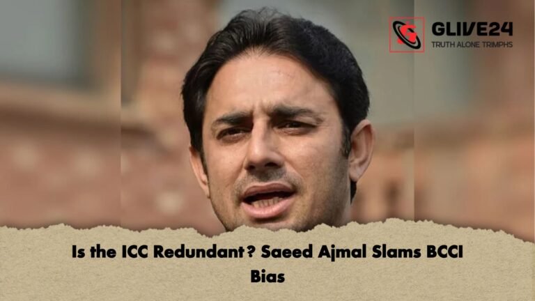 Is the ICC Redundant Saeed Ajmal Slams BCCI Bias Is the ICC Redundant? Saeed Ajmal Slams BCCI Bias