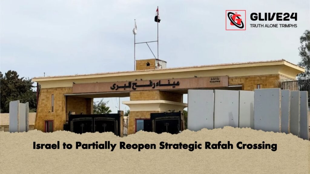 Israel to Partially Reopen Strategic Rafah Crossing 3 Israel to Partially Reopen Strategic Rafah Crossing 1 Israel to Partially Reopen Strategic Rafah Crossing
