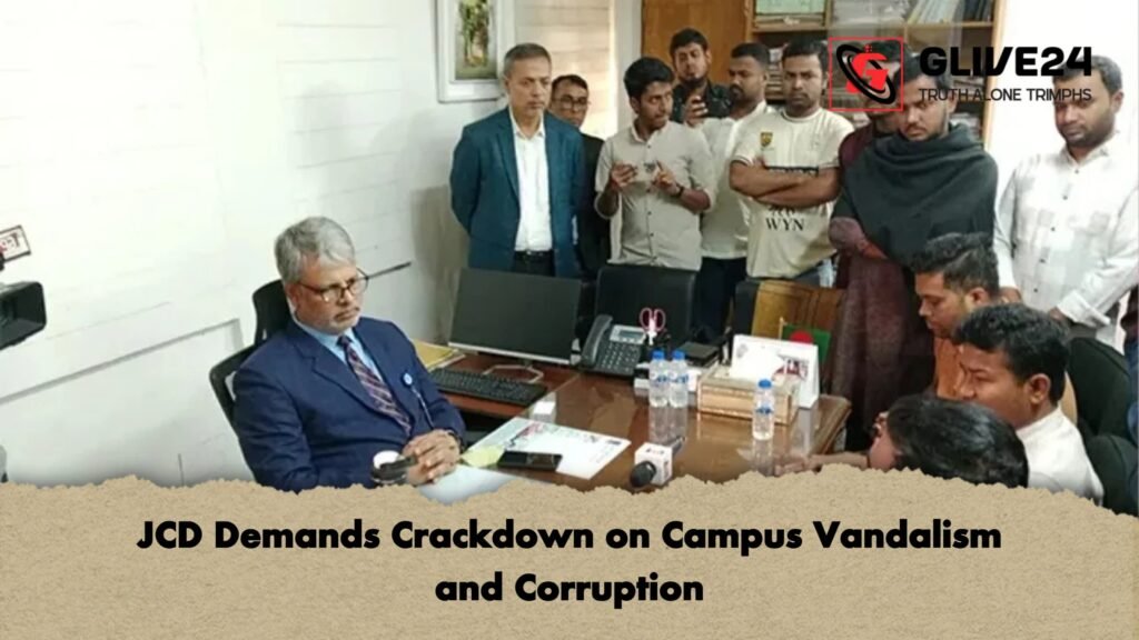 JCD Demands Crackdown on Campus Vandalism and Corruption 2 JCD Demands Crackdown on Campus Vandalism and Corruption JCD Demands Crackdown on Campus Vandalism and Corruption