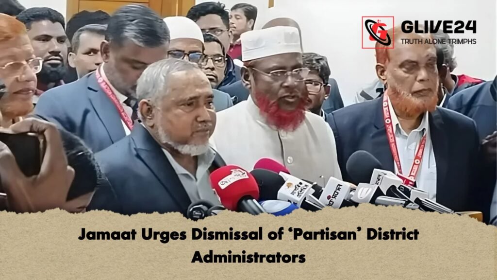 Jamaat Urges Dismissal of Partisan District Administrators Jamaat Urges Dismissal of 'Partisan' District Administrators