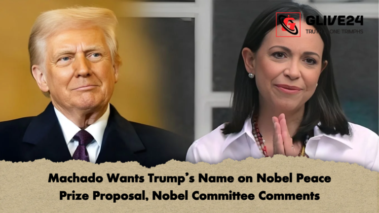 Machado Wants Trumps Name on Nobel Peace Prize Proposal Nobel Committee Comments Machado Wants Trump’s Name on Nobel Peace Prize Proposal, Nobel Committee Comments