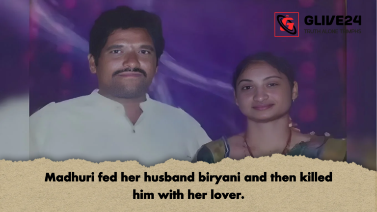 Madhuri fed her husband biryani and then killed him with her lover Madhuri fed her husband biryani and then killed him with her lover.