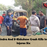Mahindra And E Rickshaw Crash Kills Infant Injures Six Mahindra And E-Rickshaw Crash Kills Infant, Injures Six