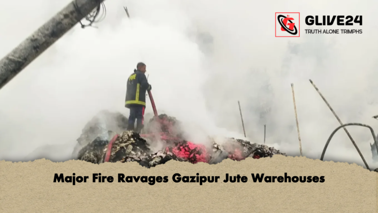 Major Fire Ravages Gazipur Jute Warehouses Major Fire Ravages Gazipur Jute Warehouses