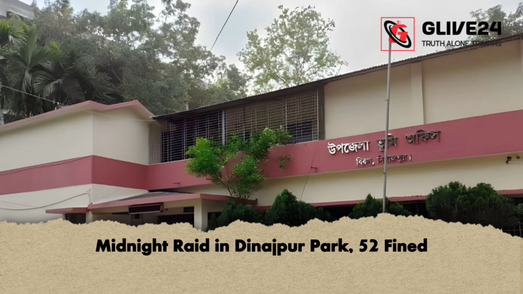 Midnight Raid in Dinajpur Park 52 Fined Midnight Raid in Dinajpur Park, 52 Fined