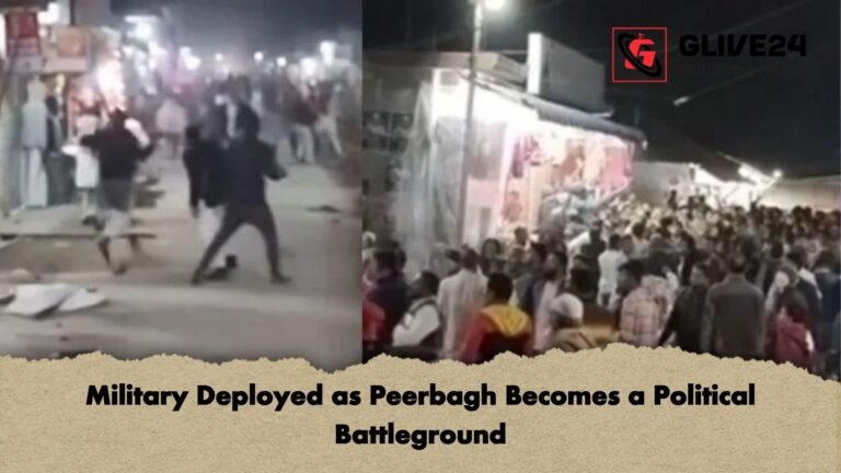 Military Deployed as Peerbagh Becomes a Political Battleground Military Deployed as Peerbagh Becomes a Political Battleground