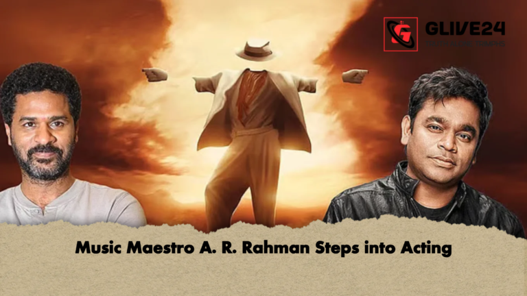 Music Maestro A. R. Rahman Steps into Acting Music Maestro A. R. Rahman Steps into Acting