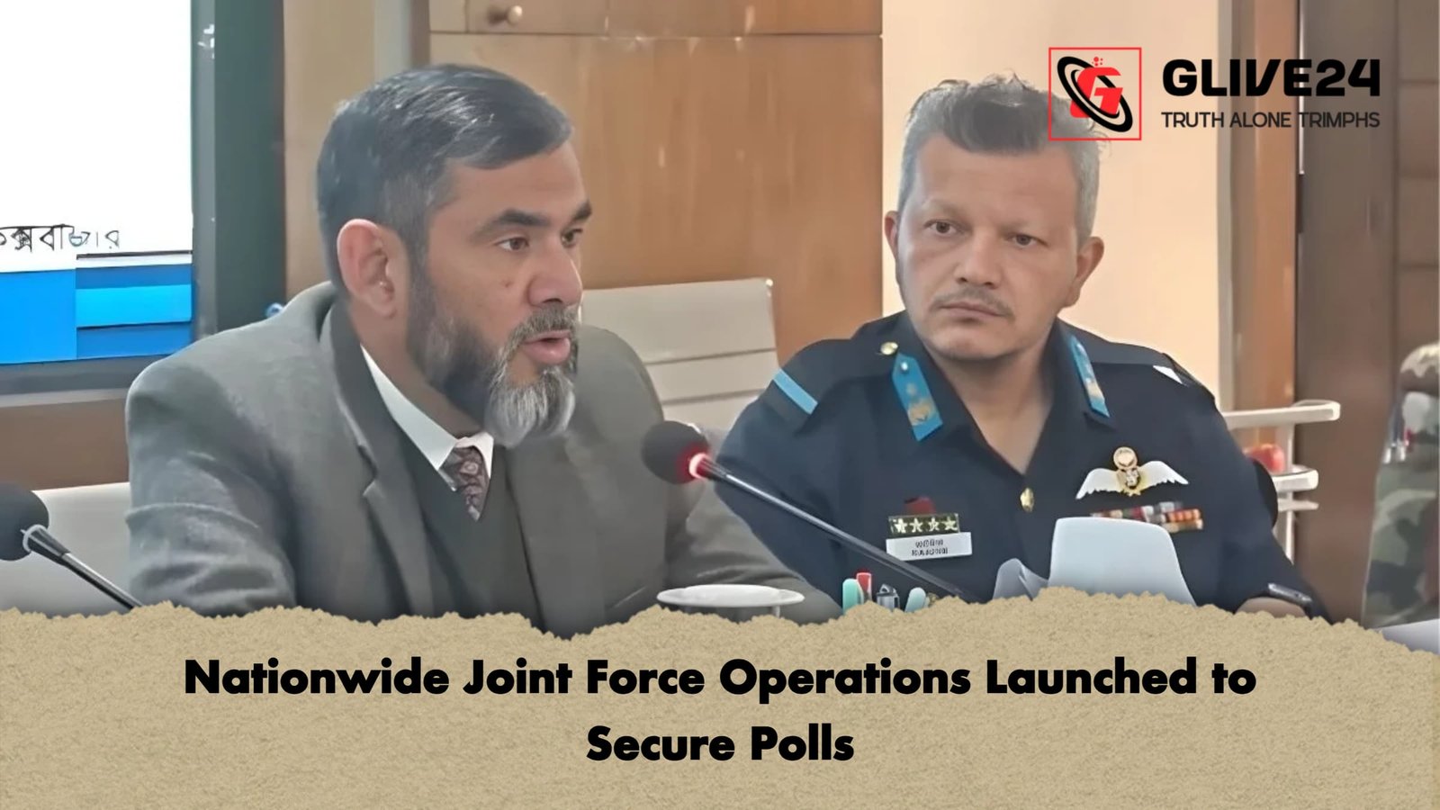Nationwide Joint Force Operations Launched to Secure Polls Nationwide Joint Force Operations Launched to Secure Polls