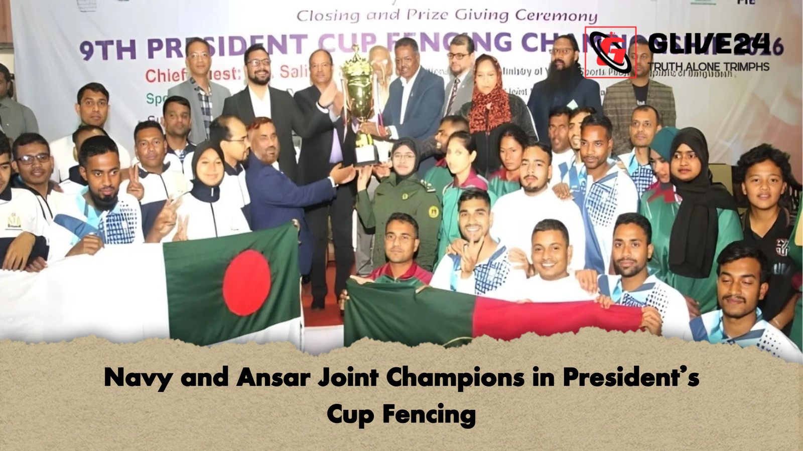 Navy and Ansar Joint Champions in Presidents Cup Fencing 1 Navy and Ansar Joint Champions in President's Cup Fencing