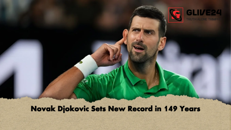 Novak Djokovic Sets New Record in 149 Years Novak Djokovic Sets New Record in 149 Years