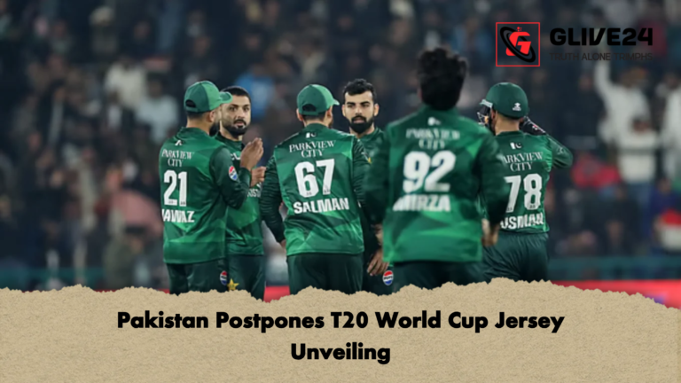 Pakistan Postpones T20 World Cup Jersey Unveiling Pakistan Postpones T20 World Cup Jersey Unveiling