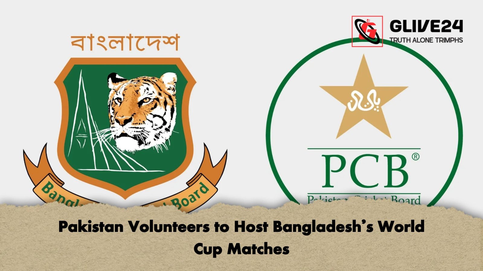 Pakistan Volunteers to Host Bangladeshs World Cup Matches Pakistan Volunteers to Host Bangladesh’s World Cup Matches
