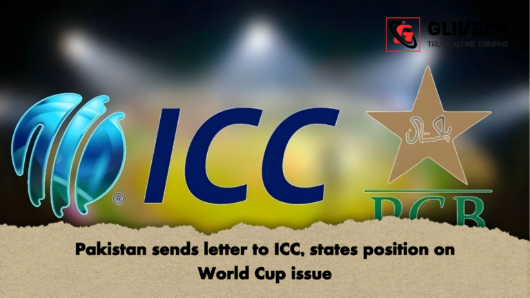 Pakistan sends letter to ICC states position on World Cup issue Pakistan sends letter to ICC, states position on World Cup issue