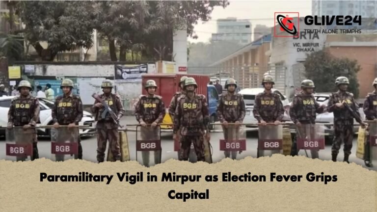 Paramilitary Vigil in Mirpur as Election Fever Grips Capital Paramilitary Vigil in Mirpur as Election Fever Grips Capital