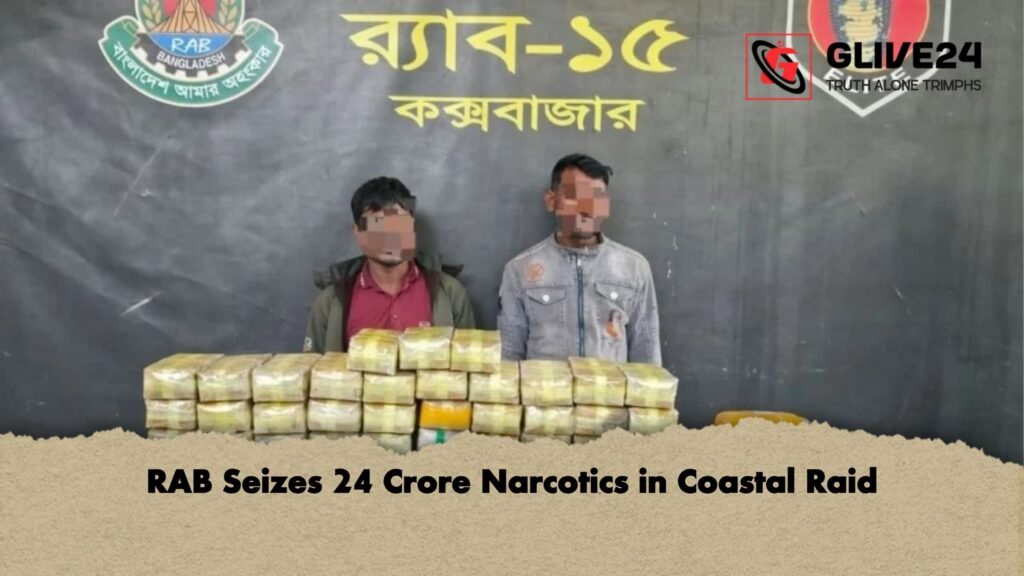 RAB Seizes 24 Crore Narcotics in Coastal Raid 3 RAB Seizes 24 Crore Narcotics in Coastal Raid RAB Seizes 24 Crore Narcotics in Coastal Raid