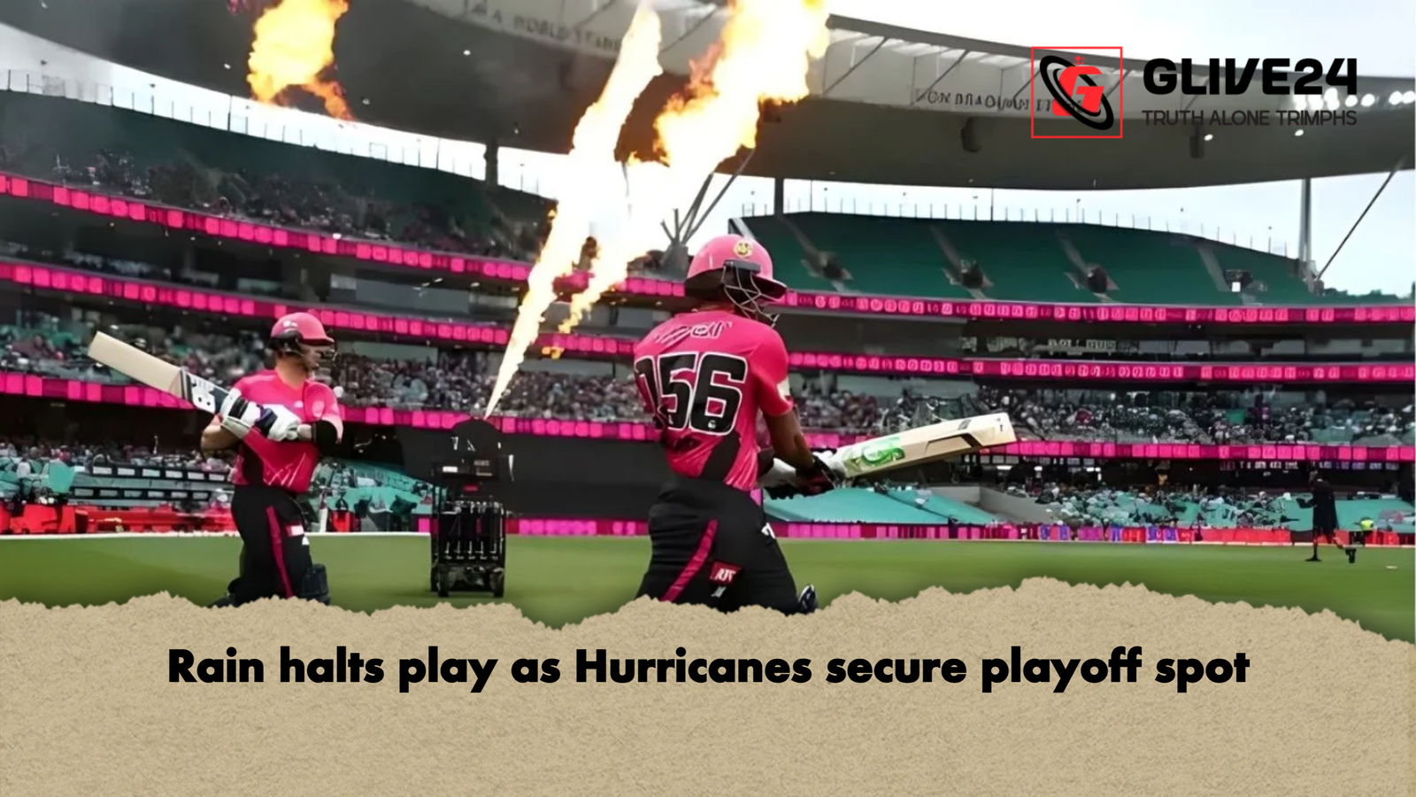 Rain halts play as Hurricanes secure playoff spot Rain halts play as Hurricanes secure playoff spot