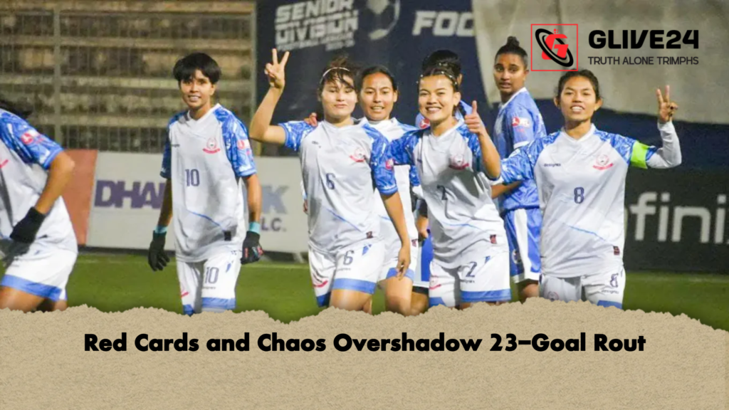 Red Cards and Chaos Overshadow 23 Goal Rout Red Cards and Chaos Overshadow 23-Goal Rout