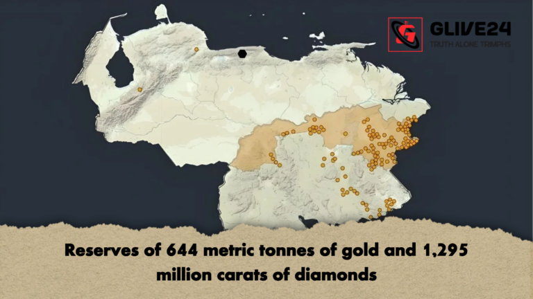 Reserves of 644 metric tonnes of gold and 1295 million carats of diamonds Reserves of 644 metric tonnes of gold and 1,295 million carats of diamonds