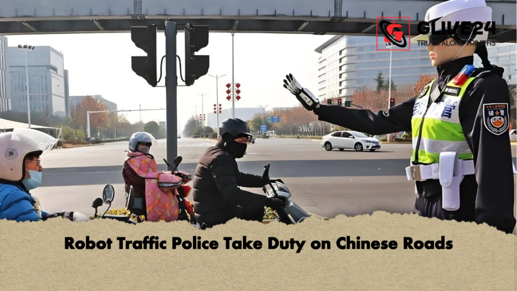 Robot Traffic Police Take Duty on Chinese Roads Robot Traffic Police Take Duty on Chinese Roads