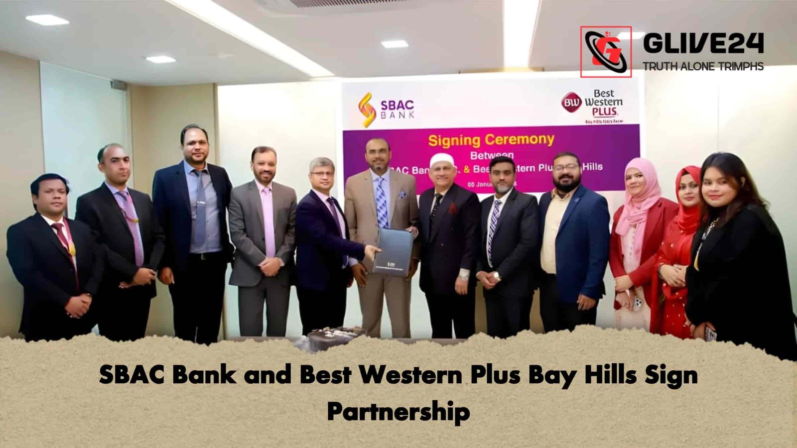 SBAC Bank and Best Western Plus Bay Hills Sign Partnership