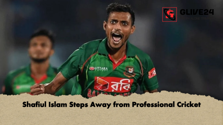 Shafiul Islam Steps Away from Professional Cricket Shafiul Islam Steps Away from Professional Cricket