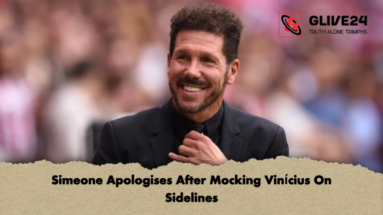 Simeone Apologises After Mocking Vinicius On Sidelines Simeone Apologises After Mocking Vinícius On Sidelines